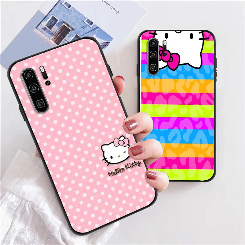 

Hello Kitty 2022 Phone Cases For Huawei Honor P30 P40 Pro P30 Pro Honor 8X V9 10i 10X Lite 9A Cases Carcasa Soft TPU Back Cover
