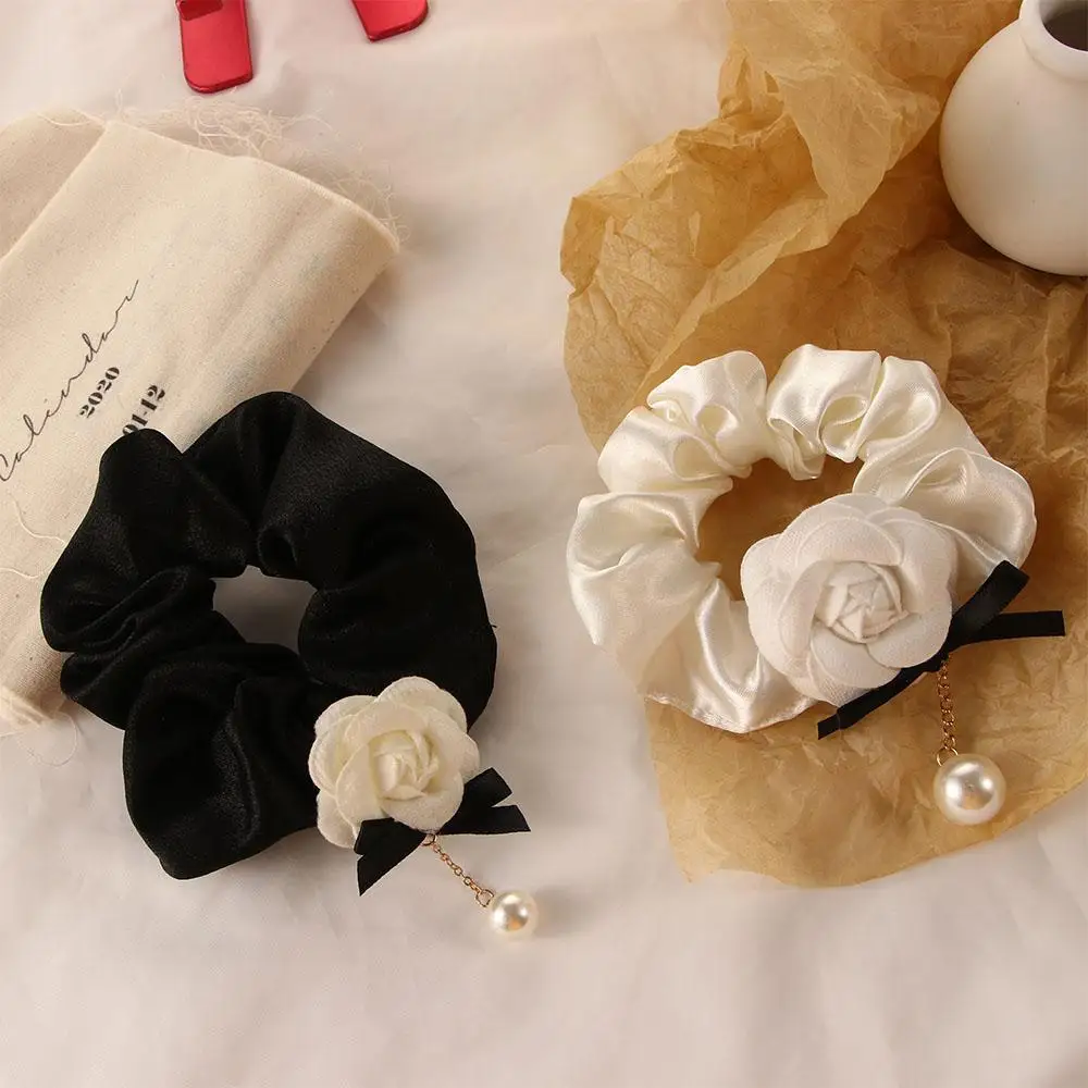 Элегантные корейские головные уборы для девочек тканевые женские резинки волос