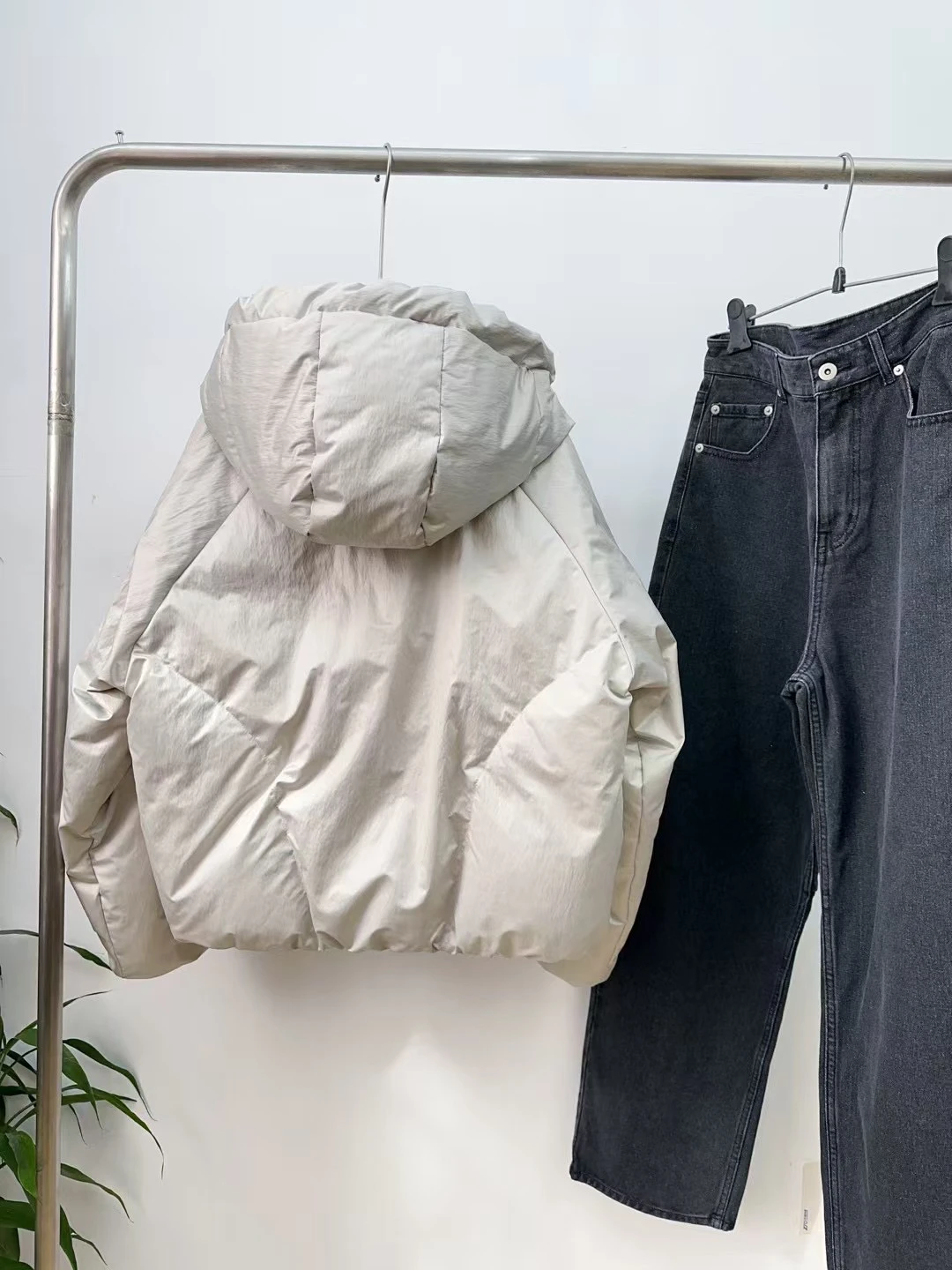 Корейская оригинальная куртка на гусином пуху High Sense женская свободная с