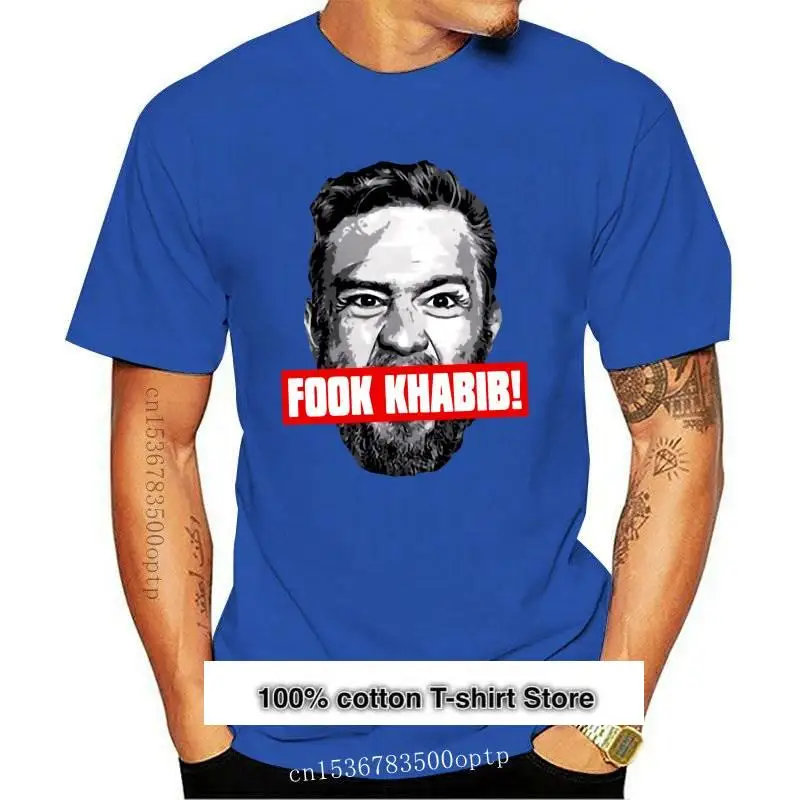 

Camiseta Conor Mcgregor Fook Khabib para hombre, camiseta de manga corta, ropa de verano, nueva marca