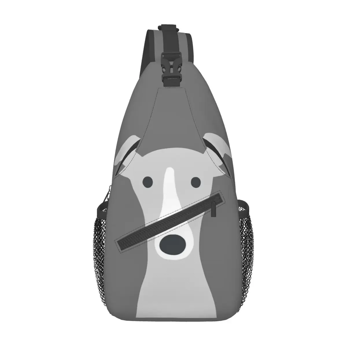 Борзая итальянская собака уиппет маленькие сумки на слинге нагрудный рюкзак