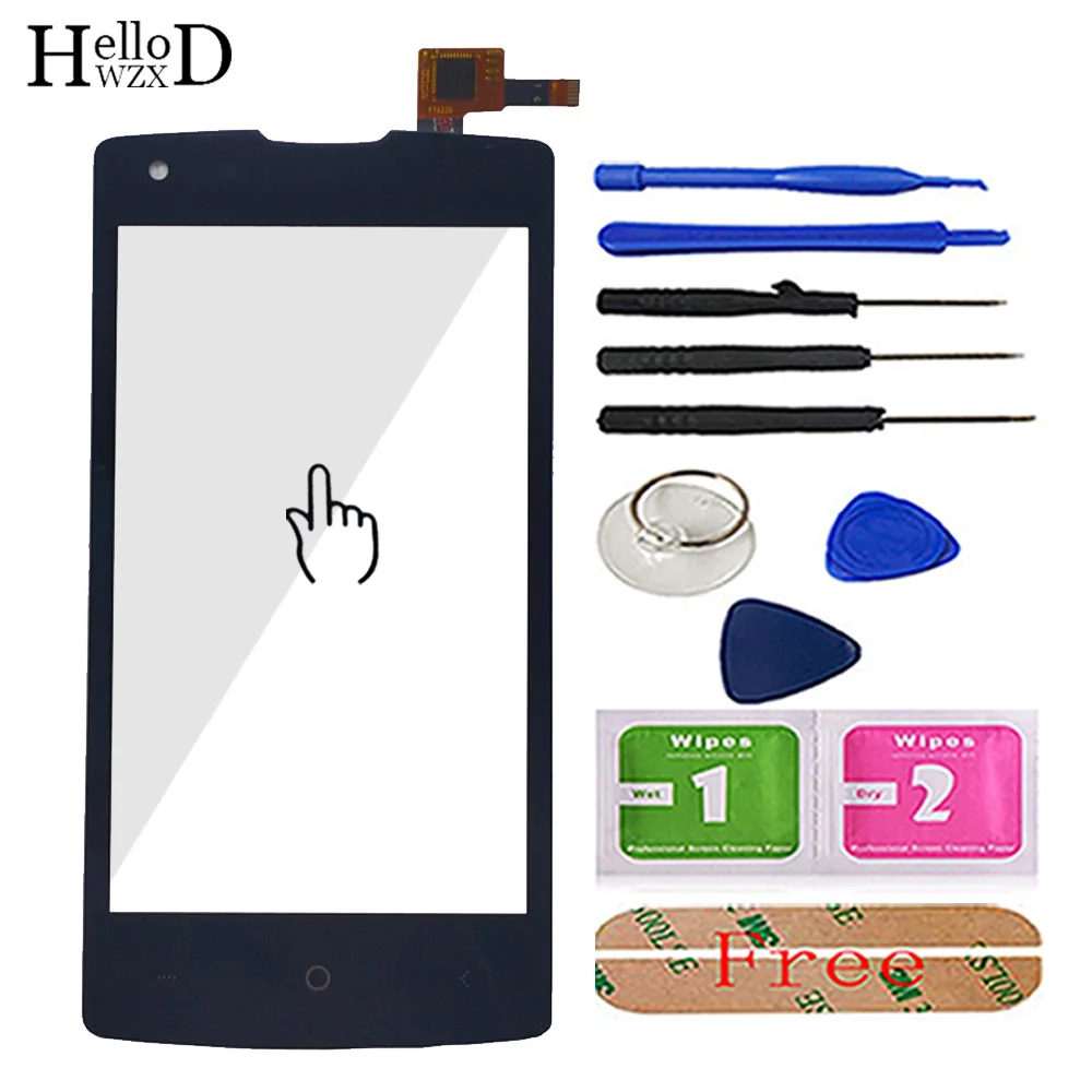 

4.0'' Touch Screen For Leagoo Alfa 8 Touch Screen Front Glass TouchScreen Lens Sensor Digitizer Panel Tools 3M Glue Wipes