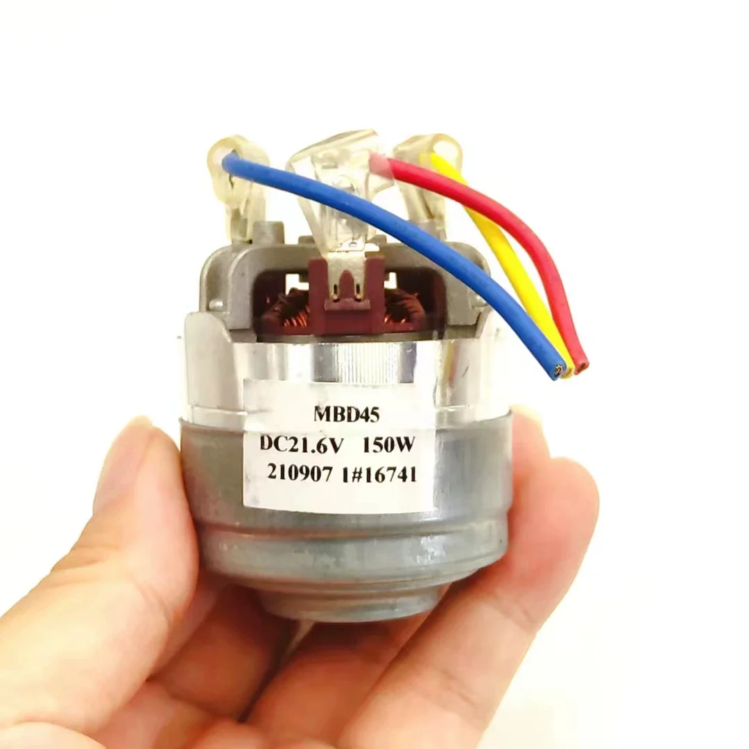 45 мм микро трехфазный бесщеточный вентилятор, 100 000 об/мин, 21,6 В постоянного тока, 150 Вт, пылесос, бесщеточный двигатель, турбовентилятор
