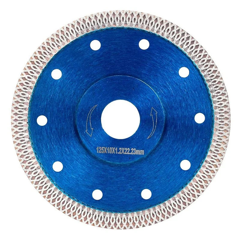 

5Inch Super Thin Diamond Tile Blade Porcelain Saw Blade For Cutting Porcelain Tile Granite Marbles