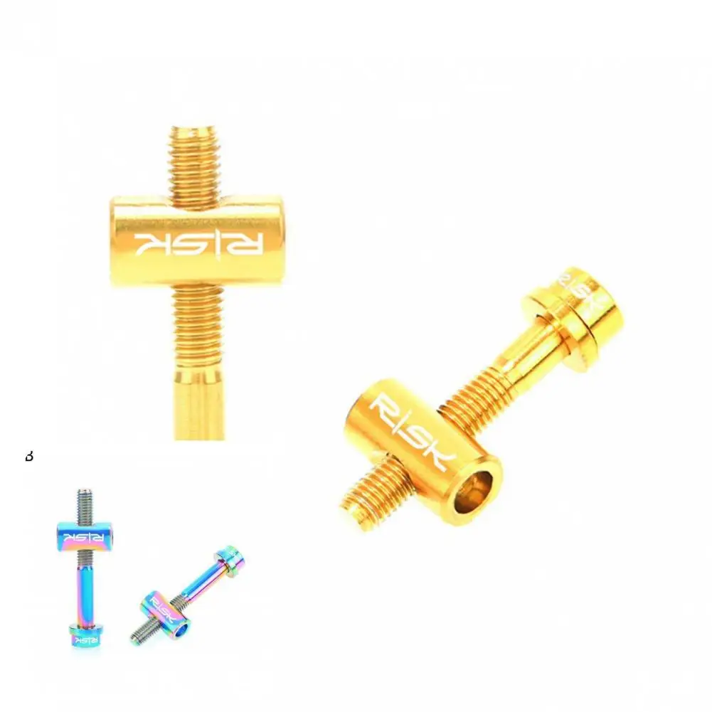 

Cycling Parts 2Pcs Universal Bike Seat Post Fixed Bolts Bicycle Accessories Cycling Bolts No Deformation for Racing Bike