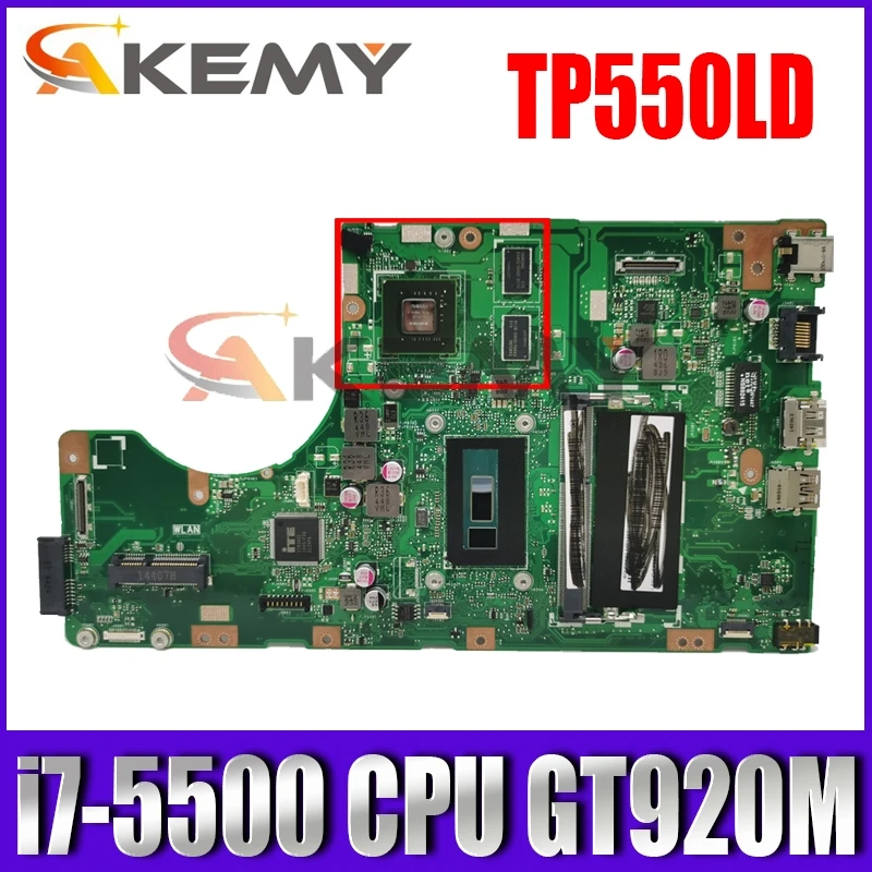 

TP550LJ motherboard i7-5500 CPU GT920M 2GB 4GB RAM For ASUS Transformer Book Flip TP550 TP550L TP550LD TP550LN laptop mainboard