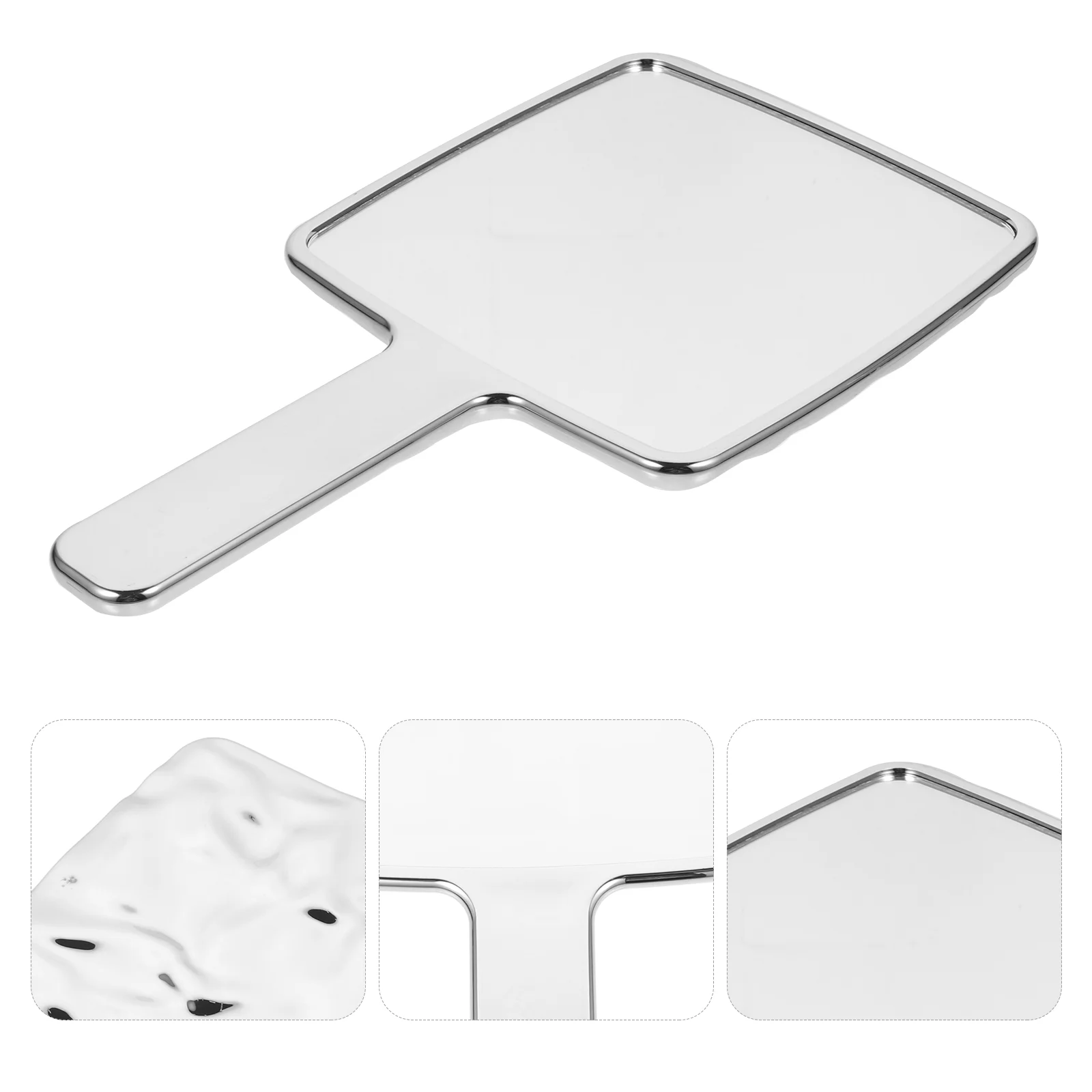 

Mirror Makeup Hand Travel Handheld Women Portable Compact Retrodaily Use Wear Resistant Decorative Vanity Female Square Hanging