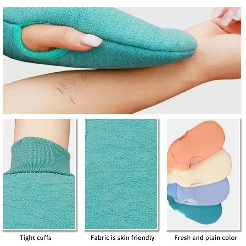 1 шт. ванночка для пилинга отшелушивающий скраб чистки тела варежка удаления