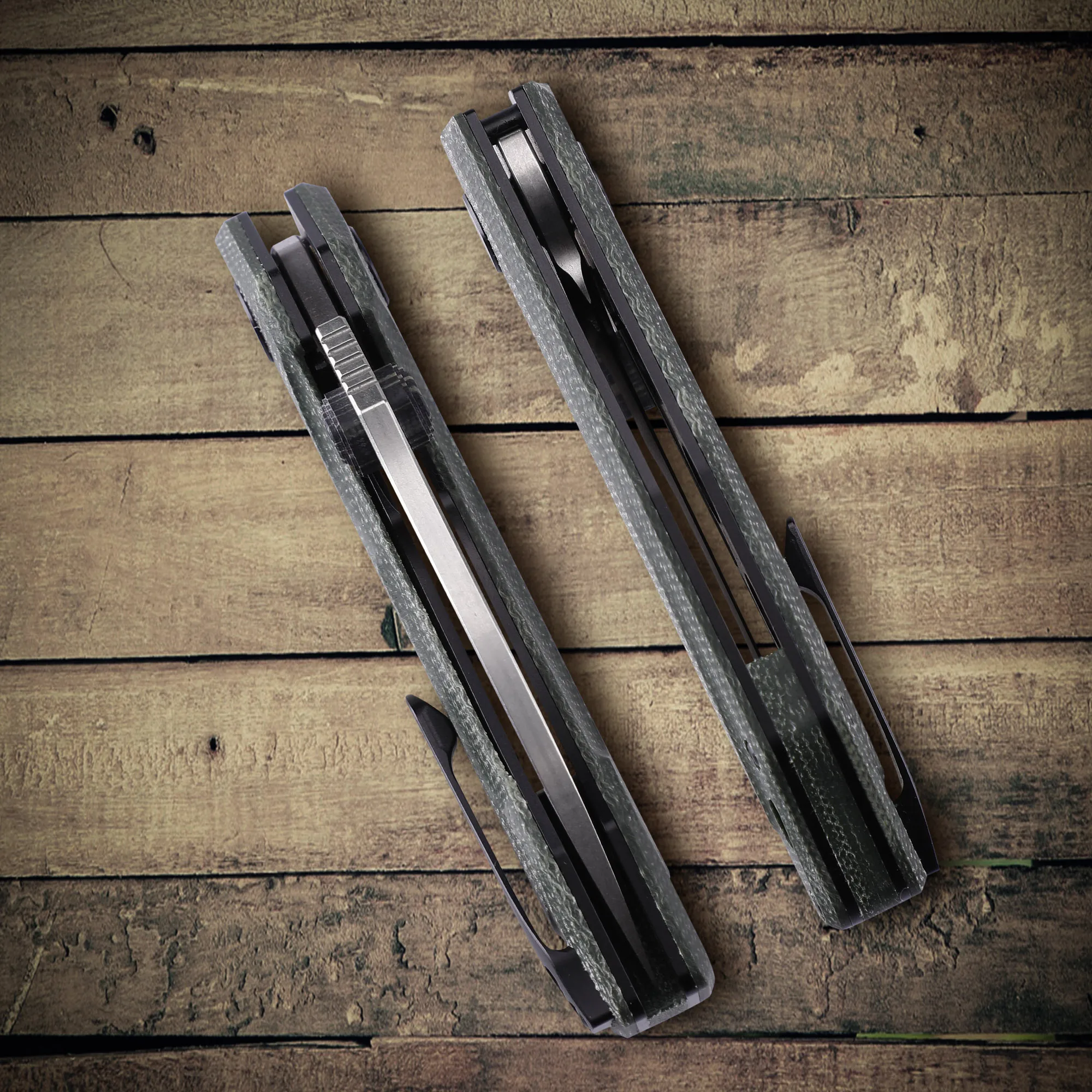 Petrified Fish PFP04 K110 стальной складной нож Керамический шарикоподшипник льняная ручка