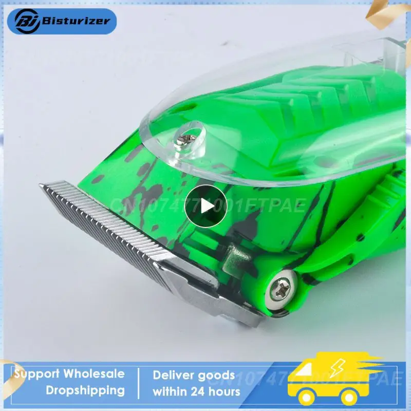 

Transparent Electric Clipper Professional LCD Digital Display Engraving Hair Cutting Trimmer Salon Rechargeable Clipper Razor