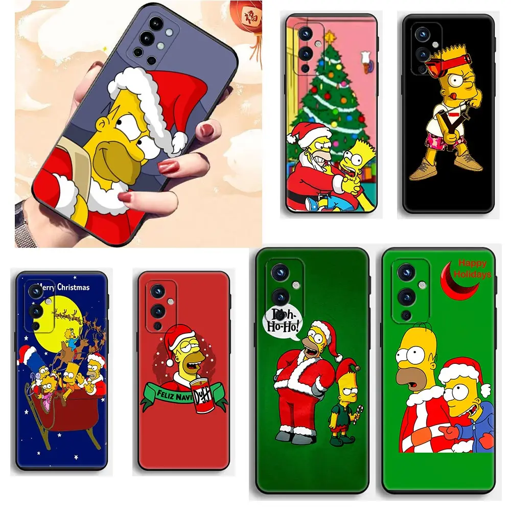 

Merry Christmas the S-Simpsons-s Case for OnePlus 7 7T 8 8T 9 9R 10 Nord N100 CE 2 Pro Oppo A54 A95 A93 A31 A52 A31 4G 5G Case
