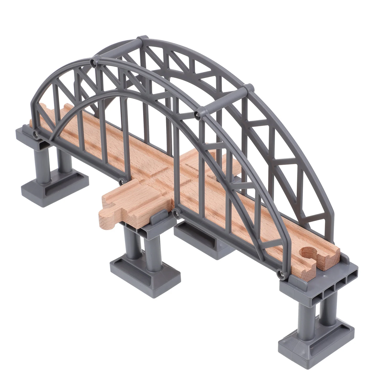 

Train Scene Toy Plastic Bridge Birthday Gift Accessory Children Railway Plaything