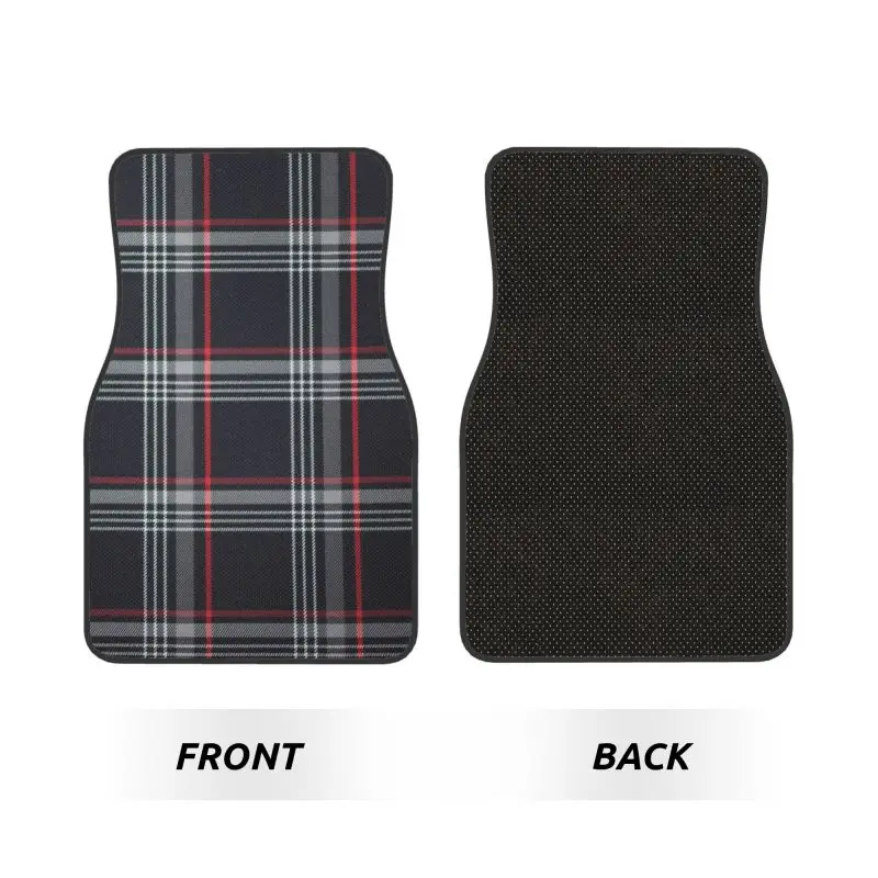 Фото Автомобильные коврики GTI Tartan, универсальные, нескользящие, для переднего и заднего сидений, комплект из 4 штук, аксессуары для авто, декор №3