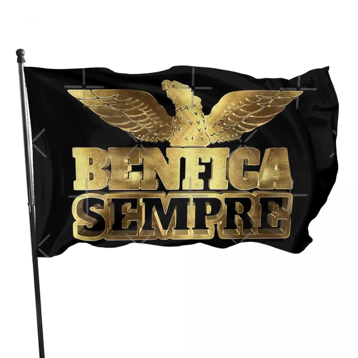 

SL Benfica Semper Gold Lisboa Outdoor Home Party Decor Banner Cool Domineering Nautical flag Harajuku the leisure All-match Soft