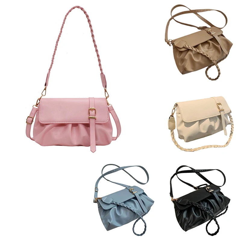 

Fashion Sling Bag Simple Casual One-Shoulder Underarm Bag Handbag Lady Tote Bag Dumpling Bag