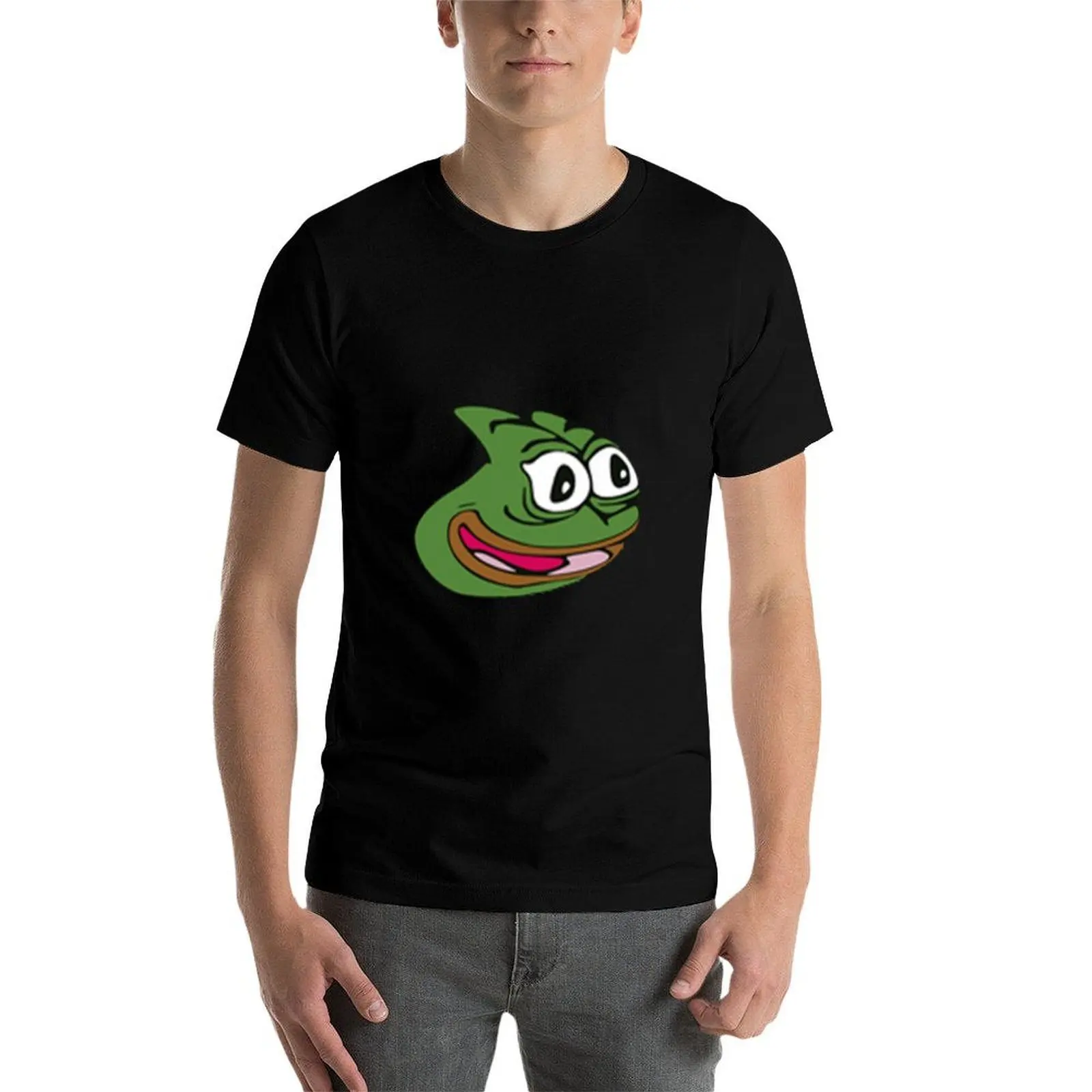 Фото Футболка Pepega Classic из хлопка с круглым вырезом №4