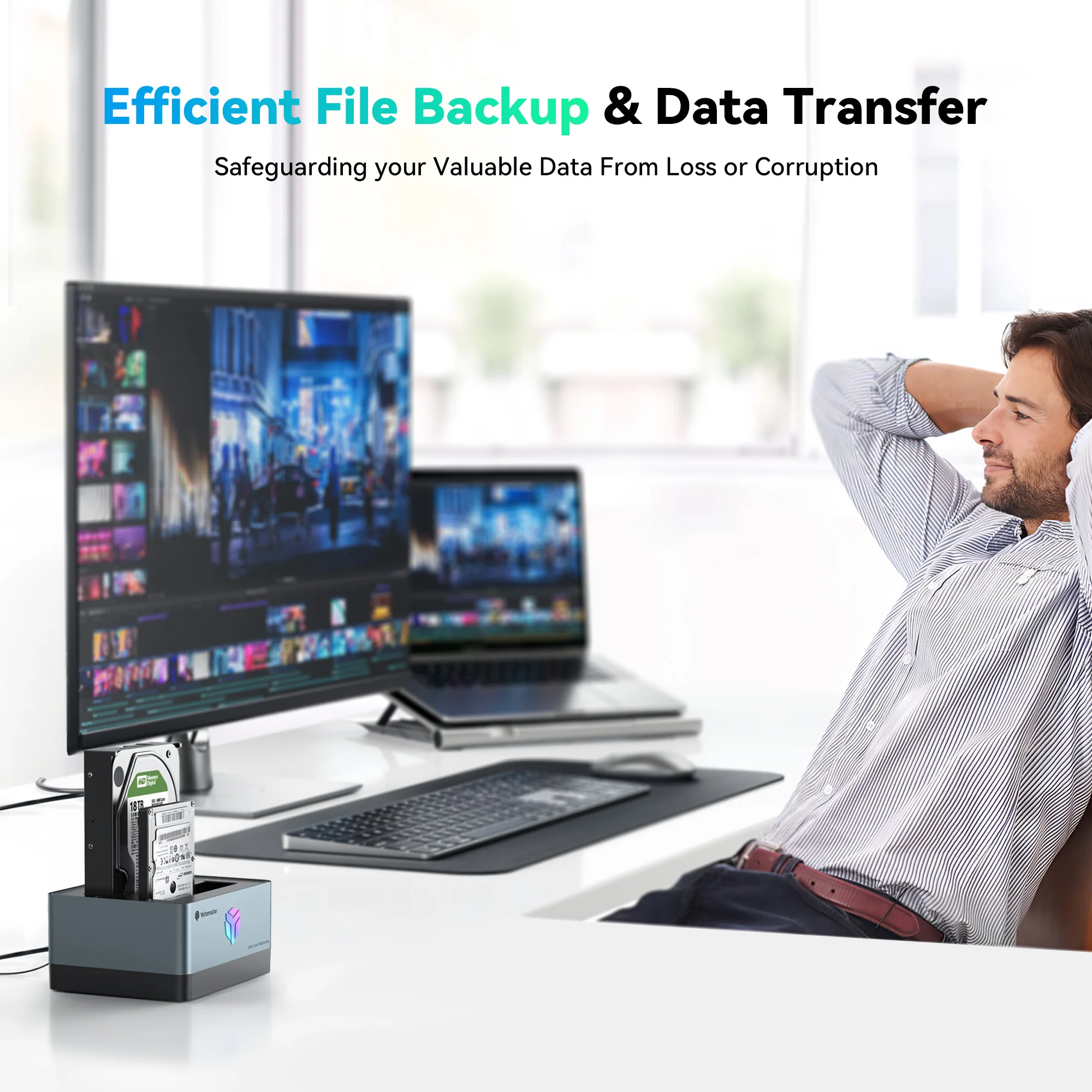 Док-станция Yottamaster для двух жестких дисков SATA-USB 3 0 HDD док-станция с автономным