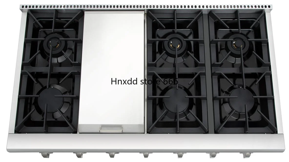 Коммерческая мультигорелка для еды в западном стиле 30/36/48 дюймов газовая плита из