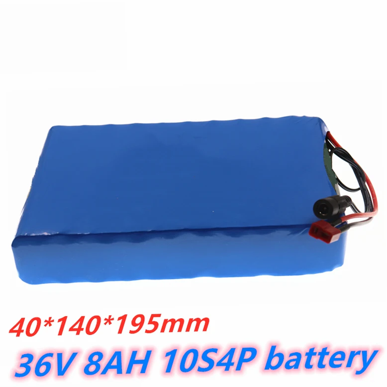 

2020 New 36V Battery 10S4P 8Ah 42V 18650 lithium ion battery pack For ebike electric car bicycle motor scooter with 20A BMS 500W