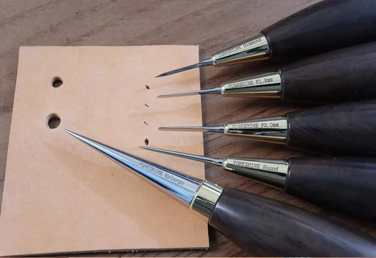 Кожаный швейный конус YORKSHINE круглый/алмазный/французский отверстие кожаный