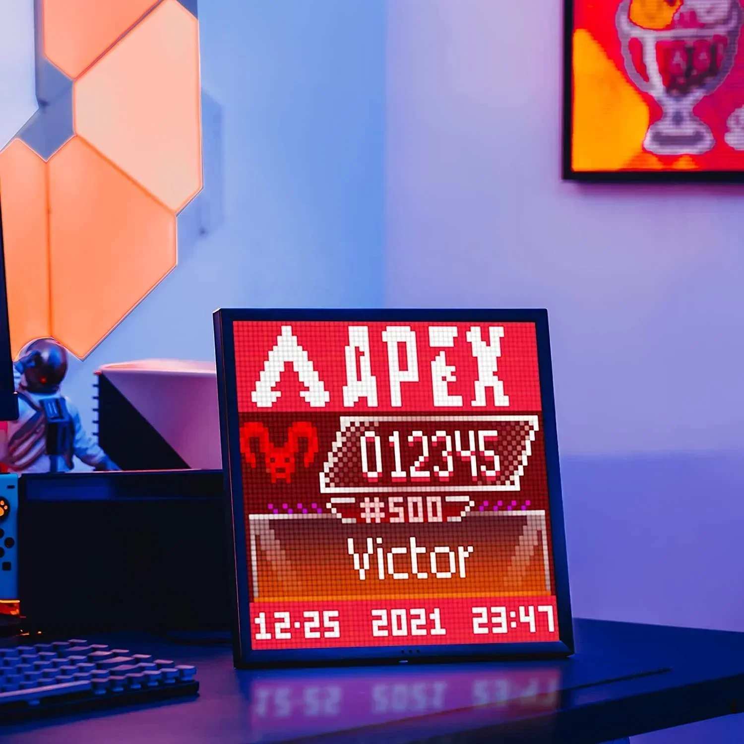 Цифровая рамка Divoom Pixoo 64 WiFi Pixel Cloud с управлением через приложение X Рамка