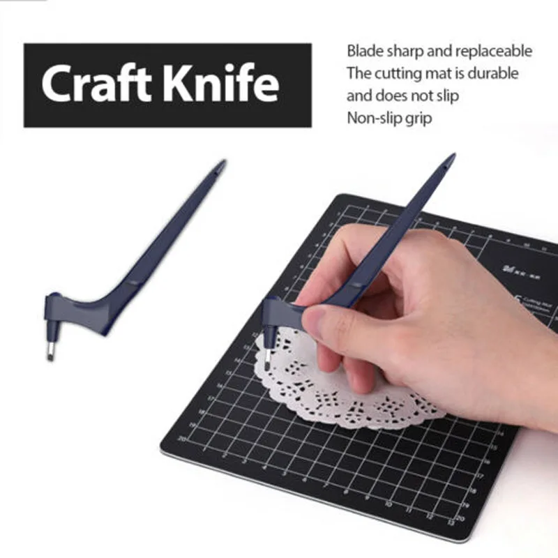 

Craft Cutting Tools 360 Rotating Blade Paper-Cutter 30 Point Blade Craft Cutting Knife DIY Art Wear-Resisting Art Cutting Tool
