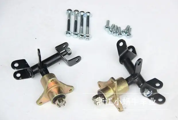 

1Pair/2pcs Steering Strut Knuckle Spindle with Wheel Hub Fit for ATV 49cc 50cc 70cc 90cc 110cc Go Kart Buggy UTV Quad Bike Parts