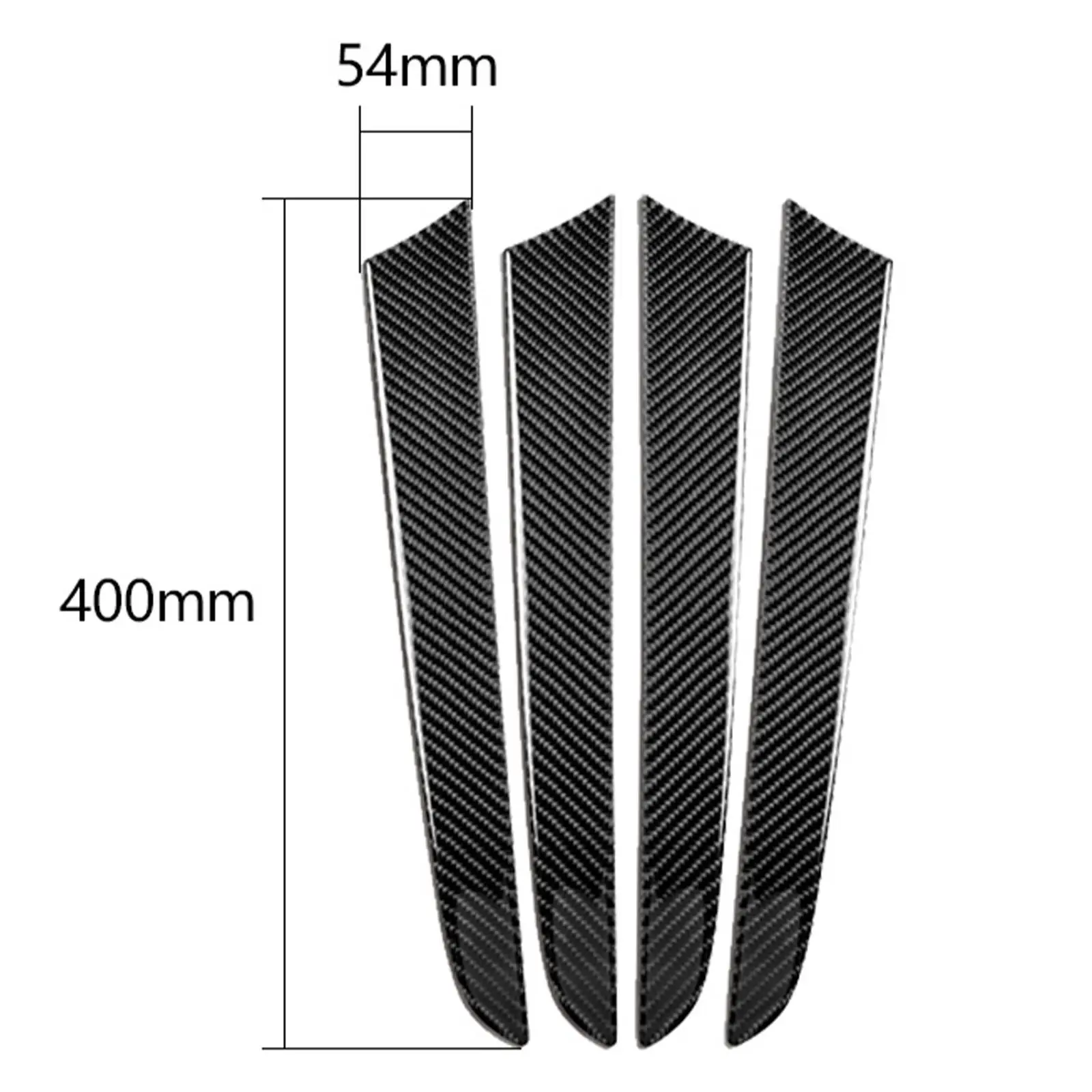 

4 шт., декоративные ленты из углеродного волокна для салона автомобиля Audi Q5 8R sq5 2010-18