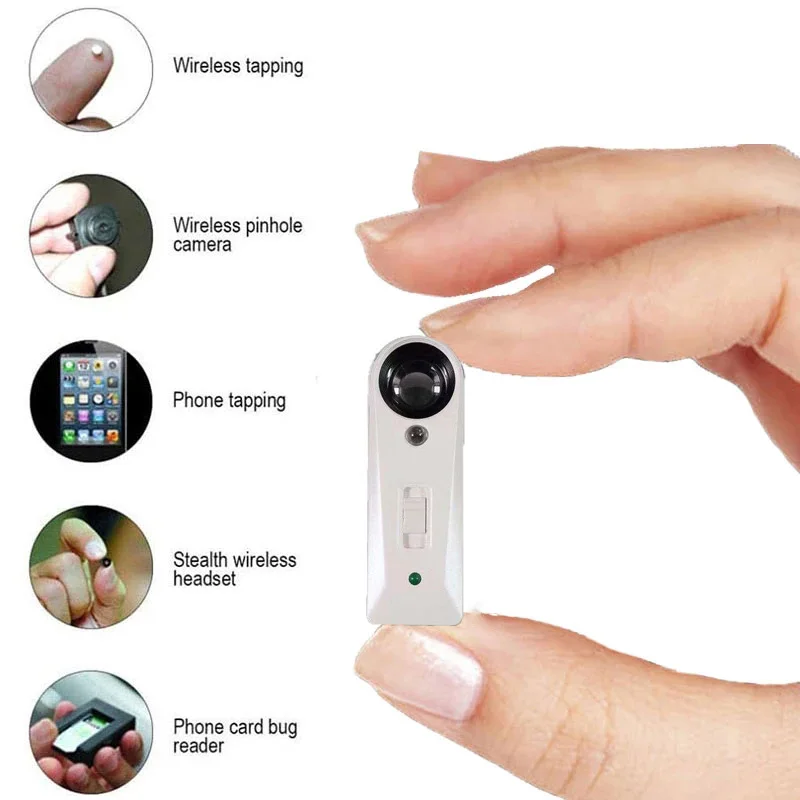 new signal laser infrared detector mini anti spy hidden camera detector optical lens wiretapping wireless cam bug gadget finder free global shipping