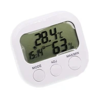 Mini High Precision Temperature Humidity Sensor Indoor Digital LCD Display Home Office Electronic Thermometer Hygrometer