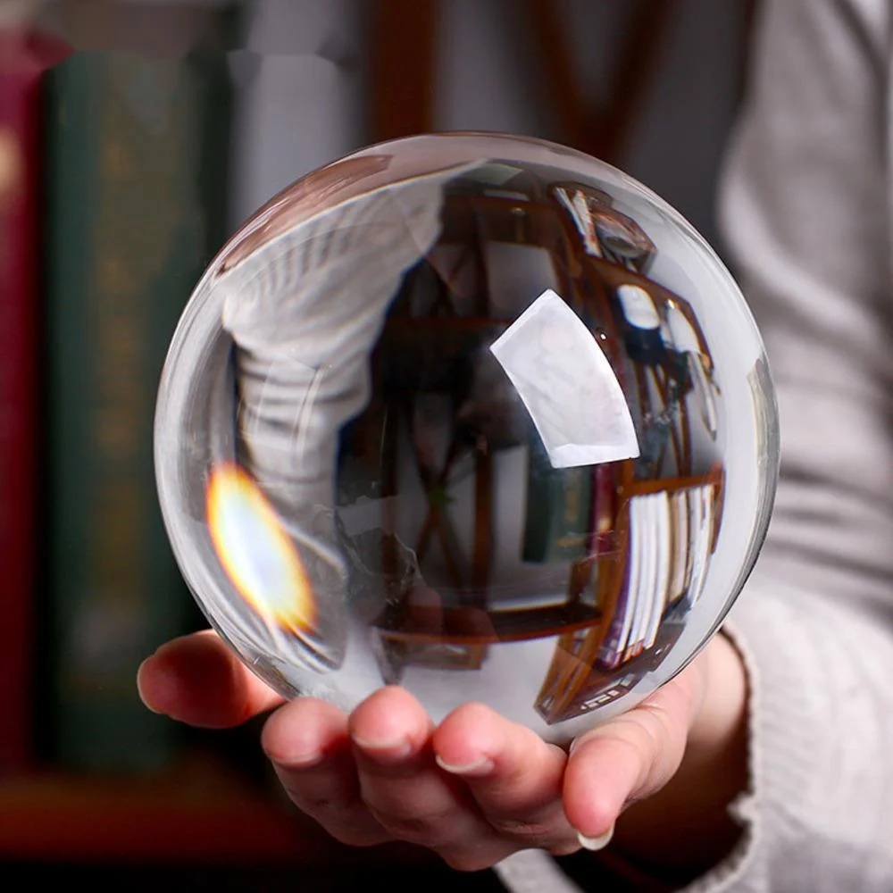 Touch Miss Натуральный Белый Хрустальный Шар Плавка Фэн-Шуй Гостиная Кабинет Вход