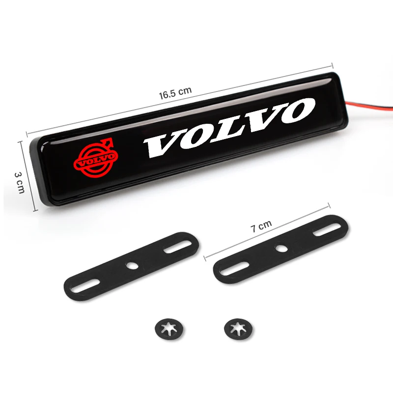 

Передняя крышка автомобиля, решетка, лампа, эмблема, декоративное освещение, светодиодные фонари, внешние аксессуары для VOLVO Rdesign S80L S60L V40 XC60 V60 XC90