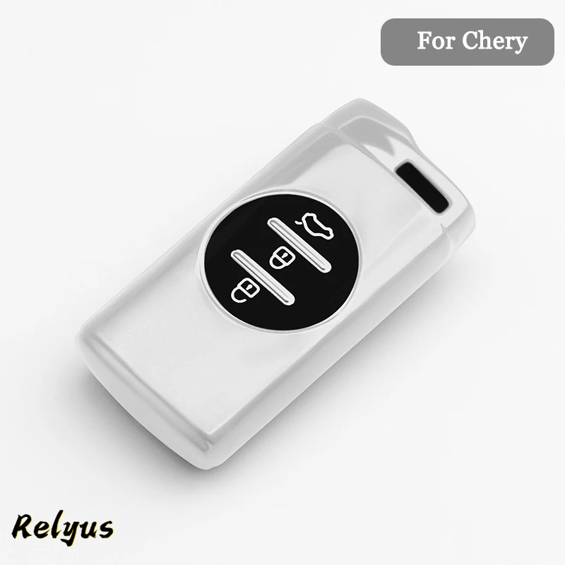 

Car TPU Key Case Cover Key Shell Fob Keychain for Chery Tiggo 8 Arrizo 5 7 Pro EQ7 5x 3x Tiggo 7 Pro 2020 Gx Auto Accessories