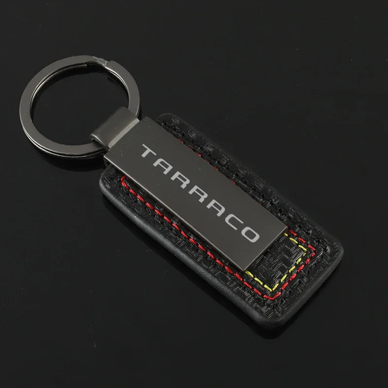 

Кожаный мотоциклетный брелок, брелок из углеродного волокна для сиденья, Tarraco металлический брелок с логотипом, автомобильный брелок, подвесная Пряжка, аксессуары
