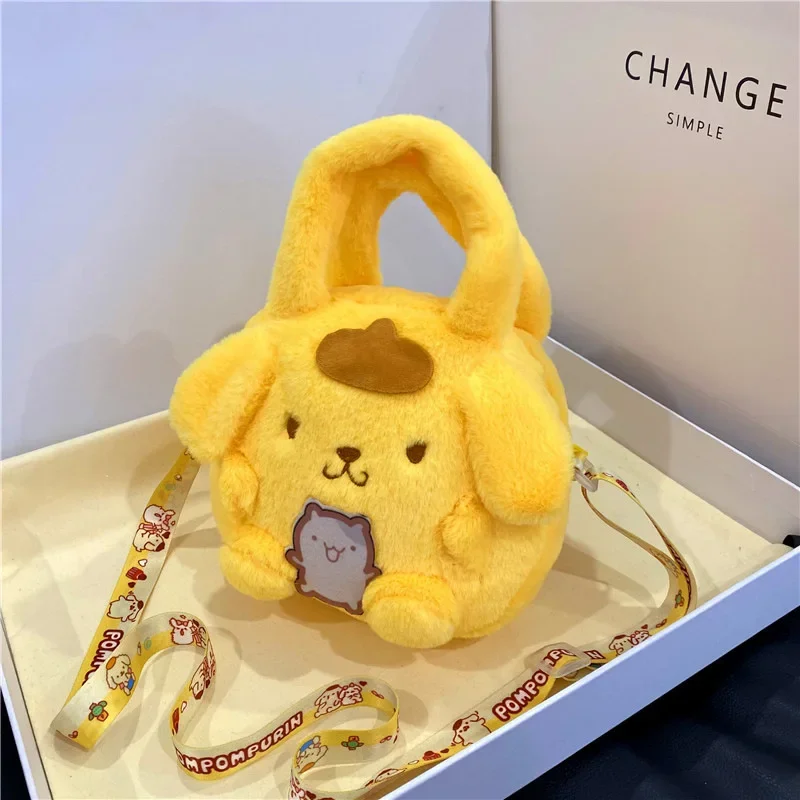 Милая плюшевая сумка Sanrio рюкзак Kuromi аниме Melody Cinnamoroll плюшевые сумки мягкая с