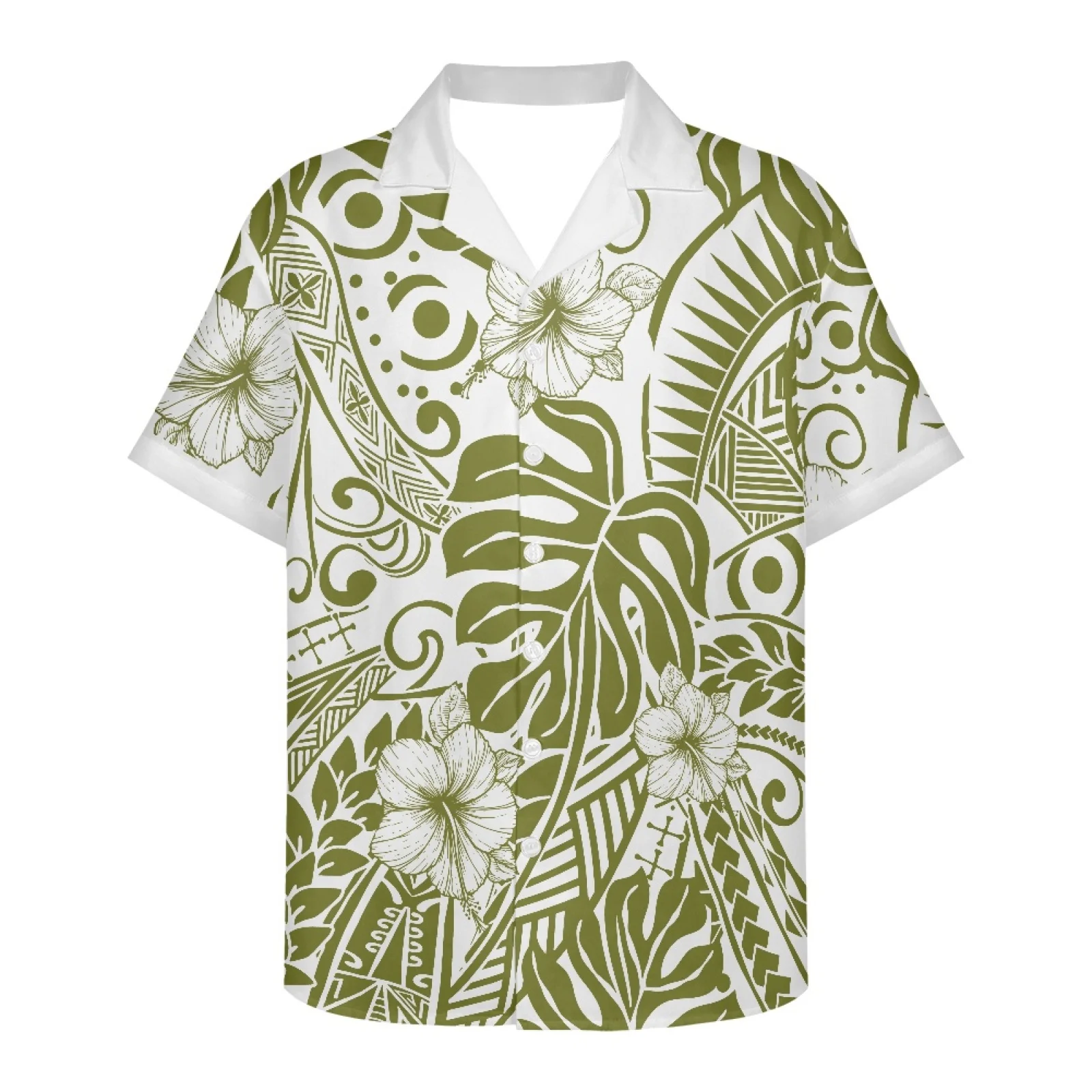 

Полинезийская племенная понпей Тотем с татуировками, ретро Цветочная рубашка с коротким рукавом, свободная повседневная футболка в стиле хип-хоп для мужчин и женщин, женская футболка