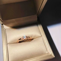 2022 new fashion petal couple ring for women silver plate zircon engagement wedding valentines day gift jewelry wholesale