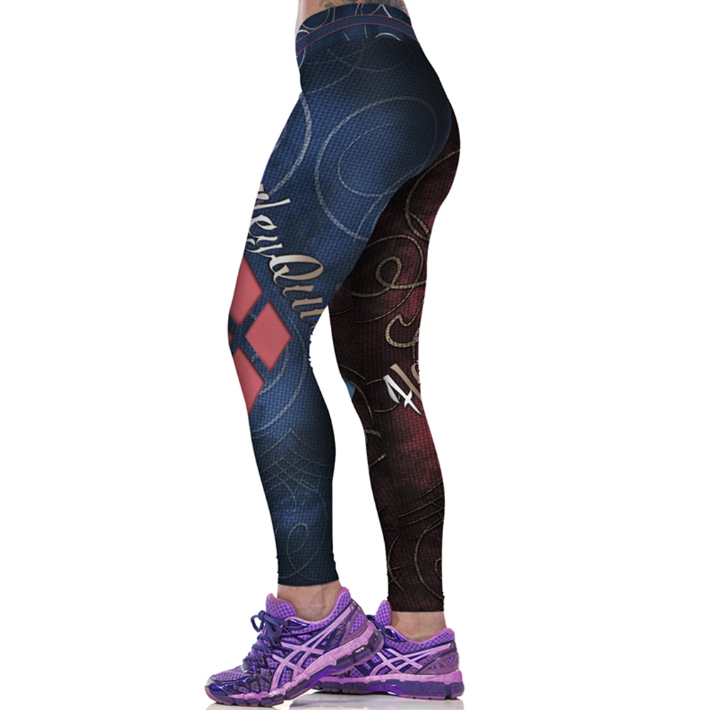 Women Sport Leggings 3D Print High Waist Running Pants For Yoga Quick Dry Sport Trouser Girls Gym Fitness Tights Sportwear Femme