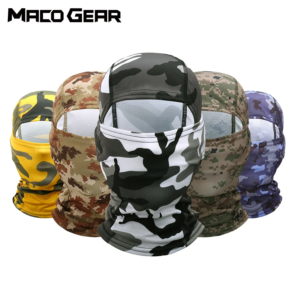 

Tactical Camouflage Balaclava Full Face Mask Army CS War game Hunting Sports Cycling Scarf Military Multicam Helmet Liner Cap