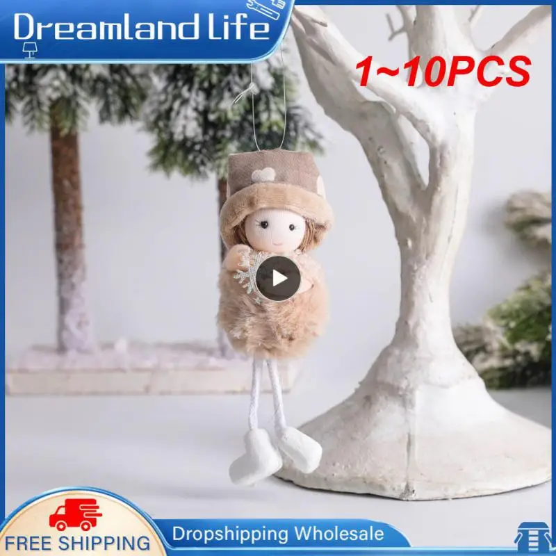 Рождественские украшения подвеска скандинавский ангел девочка кукла плюшевые