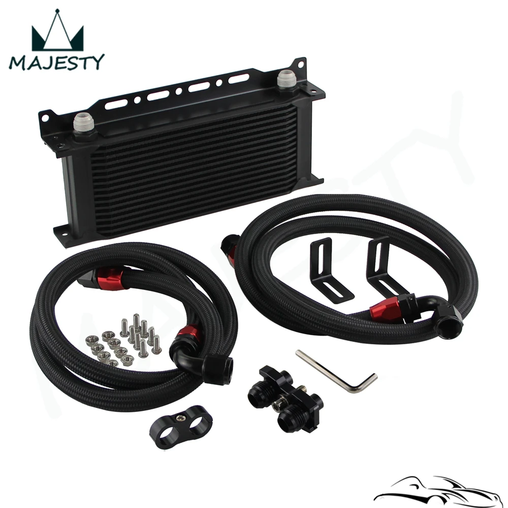 

AN10 16 Row Oil Cooler Kit Fit For BMW E36/E46 M3 135/E90 335/640/740 X1/Z4