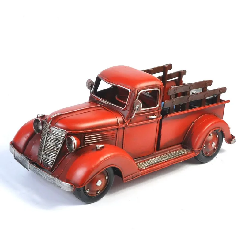 Винтажный Американский старый пикап L классическая модель автомобиля украшения для домашнего декора металлический артефакт кафе бар изысканное украшение