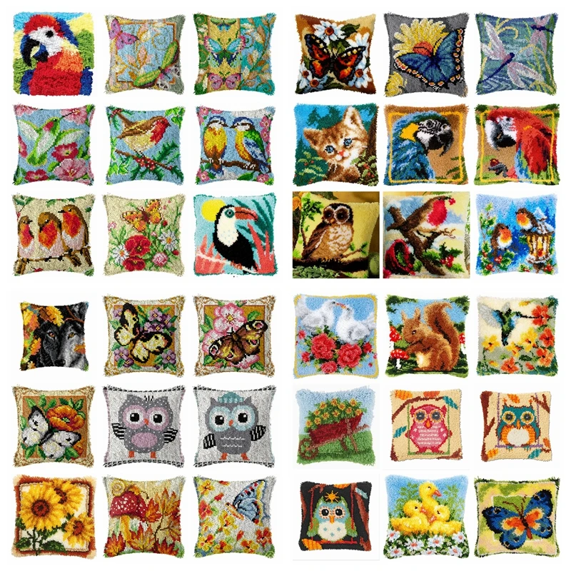 

Набор крючков на защелке в виде птицы и цветка