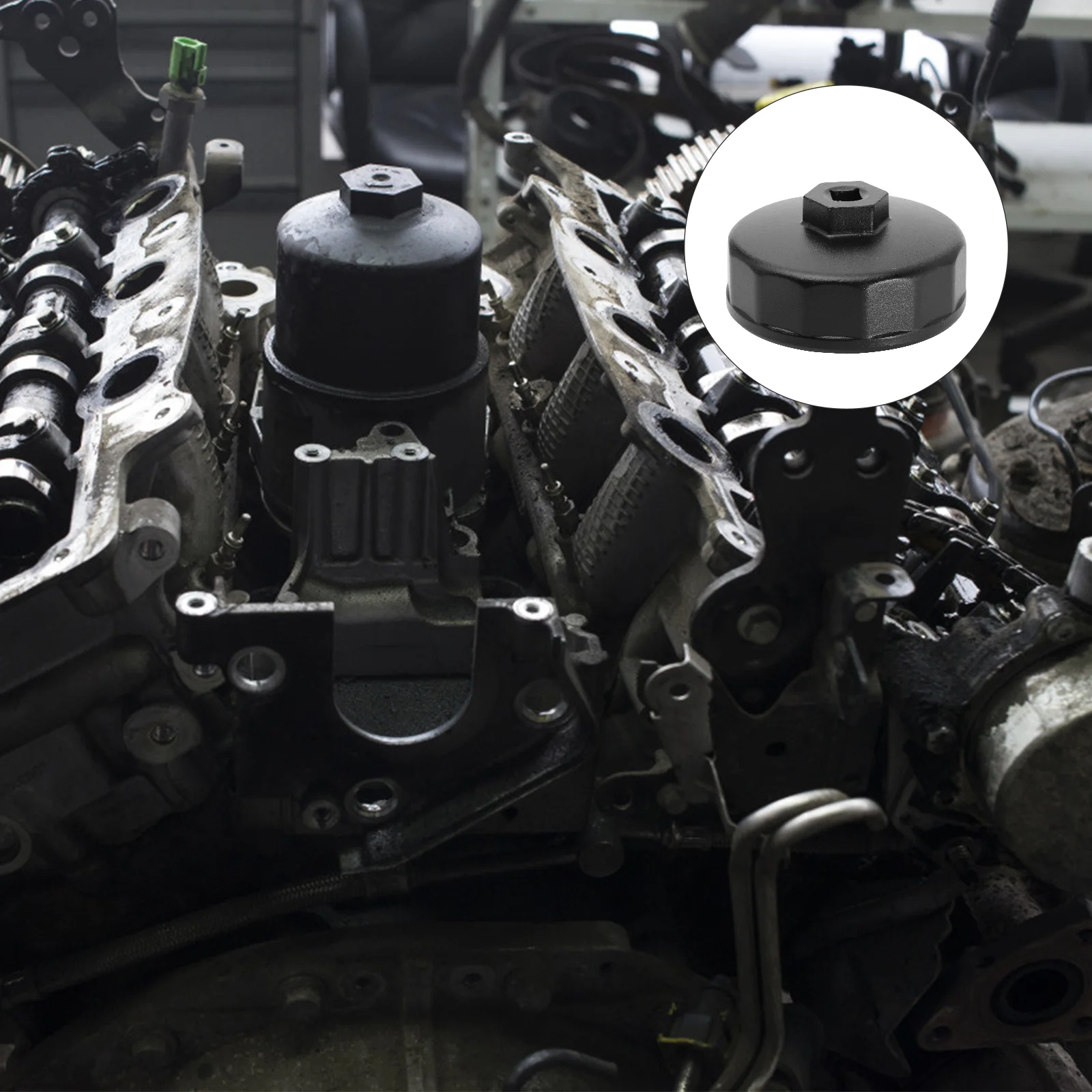 

1pc Aluminum Alloy Wrench Housings Oil Grid Wrench