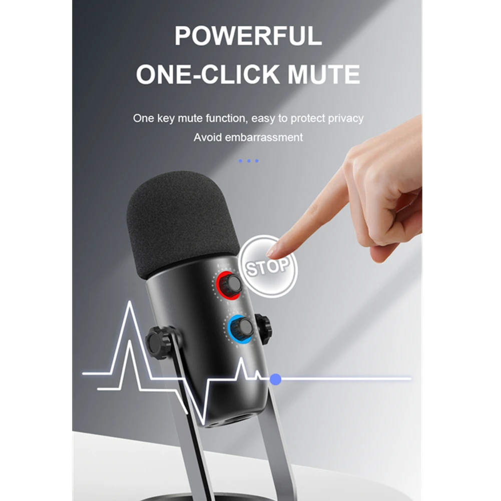 

Household Microphone Set High Quality Microphone Professionsal Replacement Smart Phone Type-C USB Video Condenser