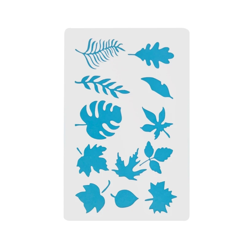 

Wood Burning Stencil Tree Leaves Stainless Steel Metal Stencils Template for Wood Carving Drawing Engraving and Scrapbooking