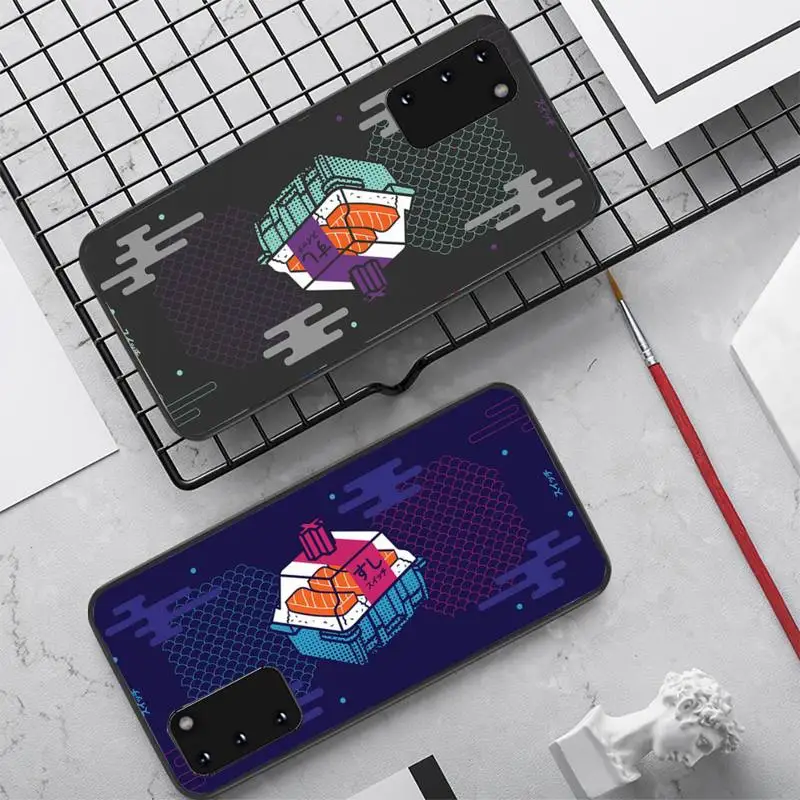 

FHNBLJ Art Sushi Suitchi Shaft Body Phone Case for Samsung S20 lite S21 S10 S9 plus for Redmi Note8 9pro for Huawei Y6 cover