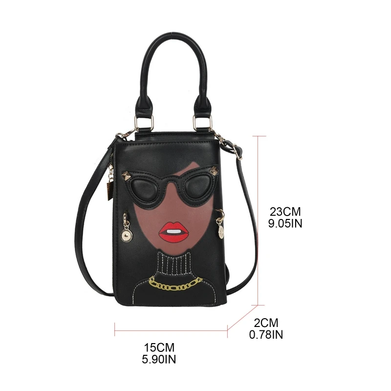 

Забавная красивая сумка из искусственной кожи, сумки через плечо для женщин, сумка-тоут, сумка-портмоне, Прямая поставка