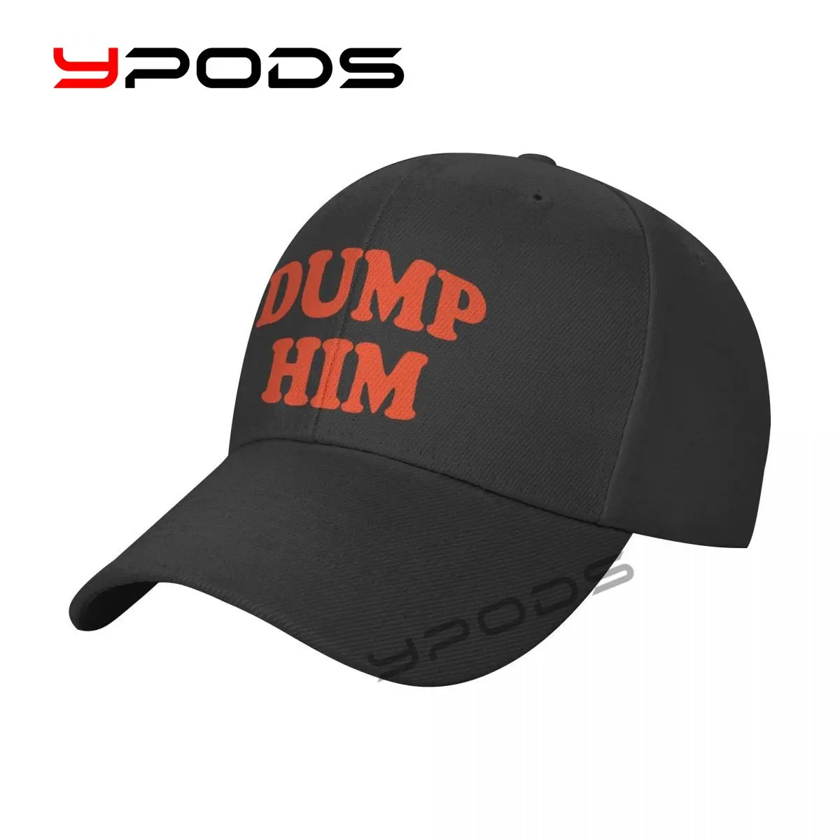 

printing Baseball Cap Dump Him Adorable Sun Caps Fishing Hat for Men Women Unisex-Teens Snapback Flat Bill