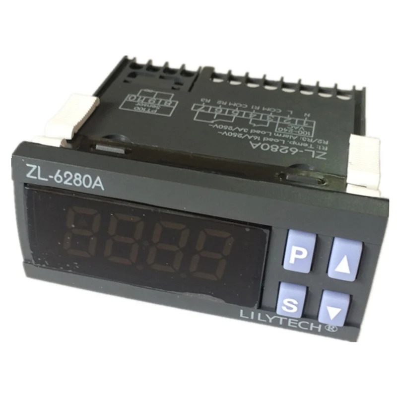 

Zl-6280A, 400C, 16A, Pt100, регулятор температуры, термостат Pt100, цифровой термостат высокой температуры